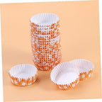 200Pcs round Paper Cupcake Wrappers, Heat Resistant Oil Proof Baking Cups - Image 7