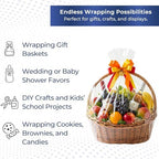 Clear Cellophane Wrap Roll 31.5 in x 220 ft - Gift Basket Wrap Cellophane - Image 4