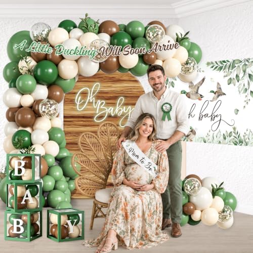 302PCS Cocomigo Mallard Duck Baby Shower Set, All-in-One Kit, Serves 25 - Image 4