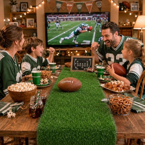 XLX TURF Green Artificial Grass Table Runner 12x108 Golf Party Decorations - Image 3