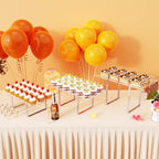 Bakzon 3 Pieces Cupcake Stand Holder, Clear Acrylic Dessert Table Display Set with Iron Support Legs for Birthday Candy Bar Décor Weddings, Parties Events - Image 2