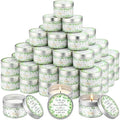 Threlaco 50 Pcs Baby Shower Candles, Party Favors, Eucalyptus by Threlaco
