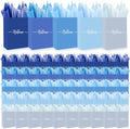 Kolldenn 50 Set Gradient Blue Small Welcome Gift Bags Bulk & Tissue Paper by Unknown