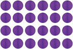 Beistle 24-Piece Tissue Balls in Purple, Decorative Ceiling/Wall Hanging for Birthday, Bridal/Baby Shower, Anniversary, Events, Parties, 12" by Beistle