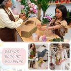 MoDooris 48 Pcs Flower Bar Supplies Kit DIY Bouquet for Floral Bloom Decor - Image 7