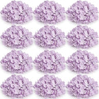 Lilac Hydrangea Flower Balls for Centerpieces - 12 PCS by DIYDOFUN