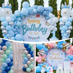 Hicarer 8 Sets Balloon Column Stand Kit, 7ft, White Pole - Image 5