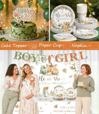 306 Pcs Pumpkin Gender Reveal Decorations, Fall Gender Reveal Pumpkin Theme - Image 5