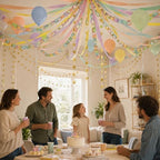 360 Sheets Colorful Paper Chains Strips and Star Garland for Fancy Party - Image 5