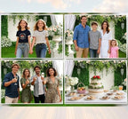 15X10Ft Wedding Backdrop Spring Flowers Background Photography Backdrops for Parties Wedding, Girls Birthday Princess Weeding Bridal Shower Floral Anniversary Ceremony Decor - Image 7