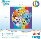 Treasures Gifted Officially Licensed Jim Henson’s Word Party Birthday Supplies - Serves 16 Guests Dinnerware Classic Set Word Party Birthday Decorations - Word Party Decorations Plates Napkins & Cups - Image 4
