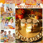 MTLEE 24 Pcs Fall Jar Candles Holiday Candle Gifts Natural Wax Jar with DIY Tag Cards Gift for Halloween Party Favor Home Supply Decor, Scents of Fall Wreath/Pumpkin/Apple/Comfort - Image 5