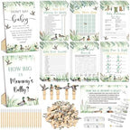 Funnymoom 426 Pcs Mallard Duck Baby Shower Games, 8 Activities Set by Funnymoom