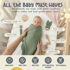 ARI MES Baby Gift Set for Newborns, Baby Shower Gift Basket with Swaddle - Image 4