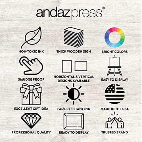 Andaz Press Large Wooden Welcome Sign for Wedding Rustic Welcome Sign 16" x 20" Custom Monogram & Date Laurel Wreath Wedding Signage English Oak MDF Wood Finish Wedding Reception Indoor Outdoor Signs - Image 6