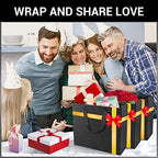 EUSOAR Large Black Gift Wrap Bags, 20pcs 12.5"x4.5"x11" Kraft Paper Black Shopping Bags with Handles Bulk,Retail Wrapping Bags for Business, Craft Grocery, Boutique, Party Favor, Wedding - Image 6