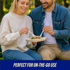 Genuine Joe Heavyweight White Plastic Forks (Pack of 4000) - Image 3