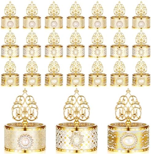 Cunhill 48 Pcs Mini Champagne Bottle Candy Jars with Lids, Classic Style by Cunhill