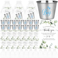 60 Sets Baby Shower Stainless Steel Shot Glasses for Guests It's a Boy Metal Shot Glasses with Thank You Card Organza Bag Baby Shower Favors Bulk for Gender Reveal Baby Arrival Party (Boy) by Unknown