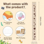Personalized Kid Height Wall Chart,Animal Footprints Kids Height Wall Chart,Height Measurement Children,Height Growth Chart,Fun Nursery Decor Thoughtful Birthday Gift Boys Girls - Image 2