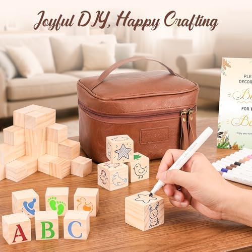 Baby Shower Games Blocks Sign Kit 184pcs for Gender Reveal Games Party - Image 4