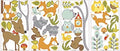 RoomMates RMK2768SCS Woodland Fox & Friends Peel and Stick Wall Decals by RoomMates