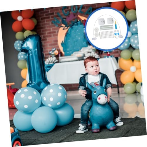 Balloon Arch Kit with Fiber Pole and Water Bags, White - Image 4
