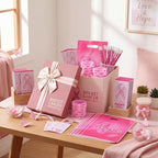 Resurhang 200 Pcs Breast Cancer Awareness Items Bulk, Pink Ribbon Gifts - Image 3
