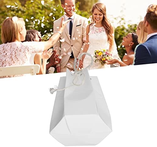 Shurzmotic 50 Sets Hexagonal Kraft Paper Gift Boxes, Lantern Design DIY Gift Packaging with Twine, Kraft Paper Package Box for Weddings Parties Baby Showers Birthday Gifts Candy (HMS2212121) - Image 3