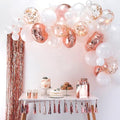 Ginger Ray Rose Gold Balloon Arch Kit - 70 Pc. by FunExpress