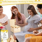 Marsui 136 Pcs Baby Shower Blocks to Decorate Game Kit, Bee - Image 7