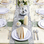 GATHER 350PCS Silver Plastic Plates Set for 50 Guests Wedding Party - Image 5