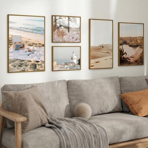 17x22 Metal Picture Frame, Aluminum Poster Frame with Real Glass, Bronze - Image 4