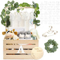 Barydat Wooden Baby Shower Crate Closet Set, Beige by home