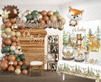 265PCS Woodland Baby Shower Decorations Gender Neutral Serves 25 - Image 3