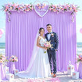 10x10 Lavender Backdrop Curtain for Parties Wedding Wrinkle Free Light Purple Photo Curtains Backdrop Drapes Fabric Decoration for Baby Shower Photoshoot 5ft x 10ft,2 Panels by Tao-GePartyDecorations