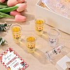 36 Sets BBQ Baby Shower Shot Glasses It's A Baby Q Acrylic Shot Glasses Bulk with Thank You Cards Bags Gender Reveal Barbecue Themed Gift for Guests BBQ Picnic Barbecue Birthday Party Decor - Image 4