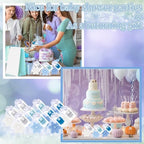 Treela 24 Sets Snowflake Candles Scented Party Favors Blue Gradient Winter - Image 4