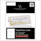 Scribble Vintage Swirl Printable Place Cards, Gold, Set of 150 (25 Sheets) - Image 6