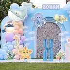 8 Pcs Ocean Standing Signs, Sea Animals Cutouts Baby Shower Party - Image 5
