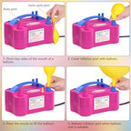 IDAODAN Balloon Arch Kit and Balloon Pump, Balloon Arch Stand with Electric Balloon Pump, Adjustable Wide Garland Arch for Wedding Baby Shower Birthday Party Supplies Decorations - Image 2