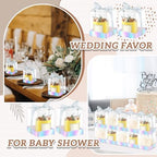 36 Set 3.5x3.5x4 in Candle Gift Package Transparent, Silver, 36 Set - Image 5