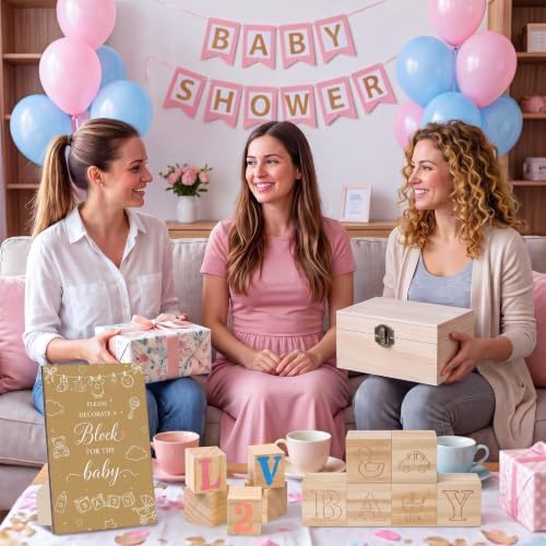 Decorate Game Sign Kit, Brown Baby Shower, 150 Pack - Image 2