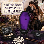 Halloween Wedding Guest Book Personalized Coffin Keepsake Frame - Image 2