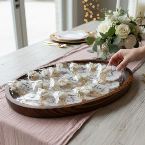 100 Resin Magnets with Dried Flowers, Wedding & Baby Shower Favors Bulk - Image 3