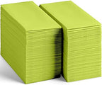 Linen-Feel Colored Paper Napkins - Decortive Cloth-Like Pastel Green Dinner Napkins - Soft And Absorbent. For Kitchen, Party, Wedding, Bathroom Or Any Occasion. (Pack of 100) - Image 5