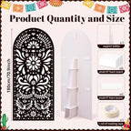 Gerrii 6 ft Cielito Lindo Arch Backdrop, All-in-one Stand up, Black - Image 2