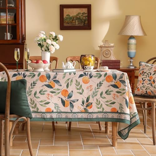patdrea Designer French Printed Tablecloth,Rectangular,79"x55" - Image 2