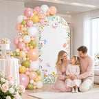 ZestZing Wildflower Arch Backdrop Cover Balloon Garland Arch Kit - Image 3