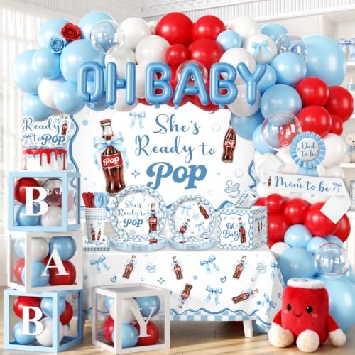 Shes Ready to Pop Baby Shower Decorations Party Set for 20 Guests by Unknown